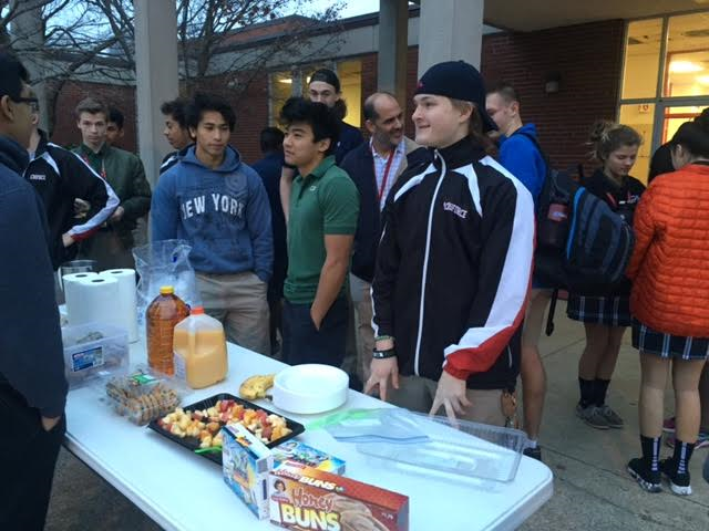Acroforce provides prayer and free breakfast before school